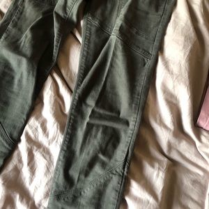 Dark green denim
